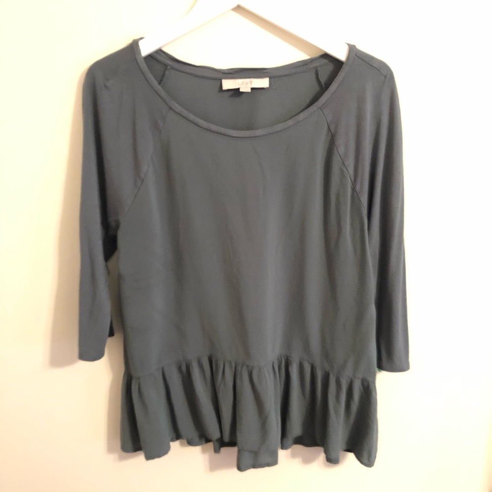 Loft Shirt 3/4 sleeves Size Large